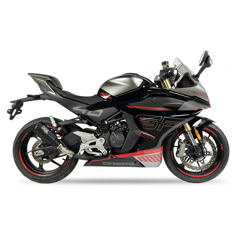 ESCAPE IXIL SLIP ON - RACE XTREM BLACK - CFMOTO 450 SR