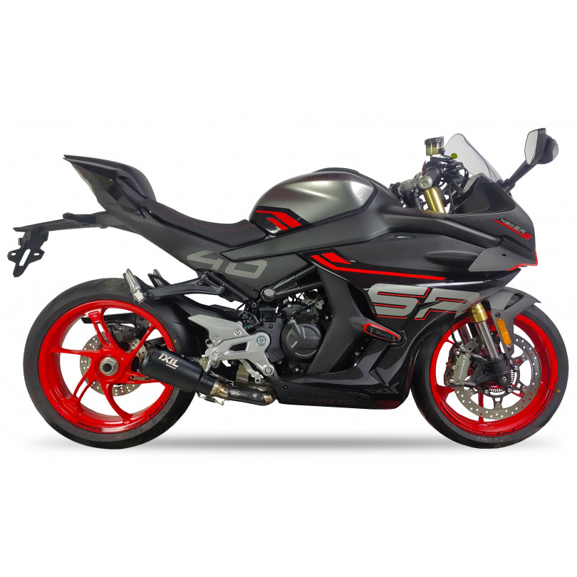 ESCAPE IXIL SLIP ON - RACE XTREM BLACK - CFMOTO 450 SRS