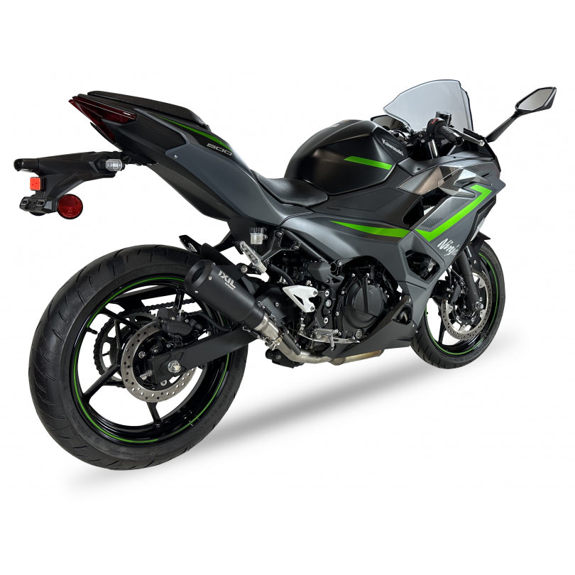 ESCAPE IXIL SLIP ON - RACE XTREM BLACK - KAWASAKI NINJA 500 24-25 (EX500G)