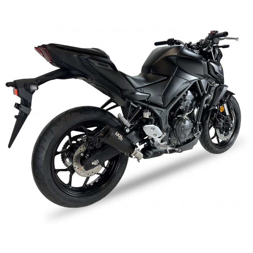 ESCAPE IXIL SLIP ON - RACE XTREM BLACK - YAMAHA YZF R3 24-25 (RH25)