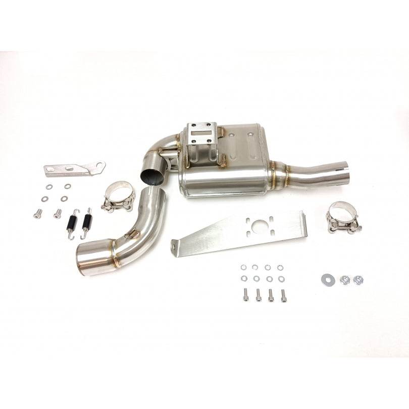 ESCAPE IXIL SLIP ON - SPORT XTREM BLACK - QJ MOTOR SRV 550