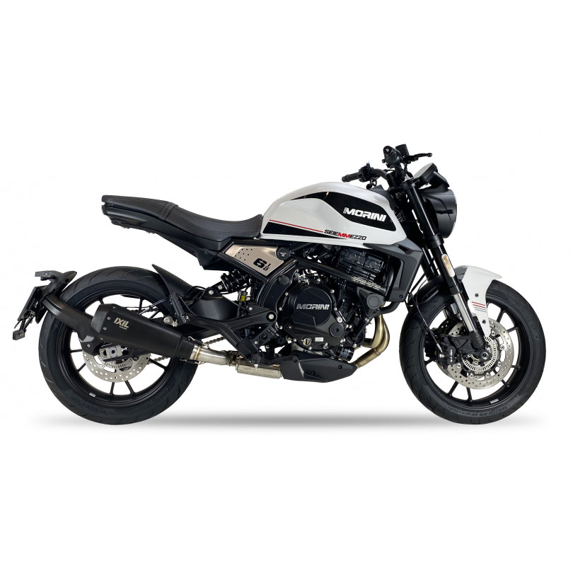 ESCAPE IXIL SLIP ON - SPORT XTREM BLACK - MOTO MORINI SEIEMMEZZO 650 STR / SCR 22-23 (P15A650 / A2)