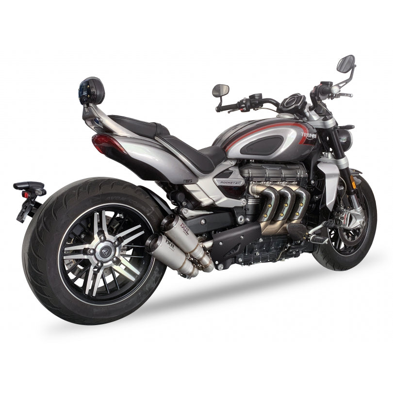 ESCAPE IXIL SLIP ON - DUAL RACE XTREM CARBON - TRIUMPH ROCKET 3 20-25 (Y101 Y010)