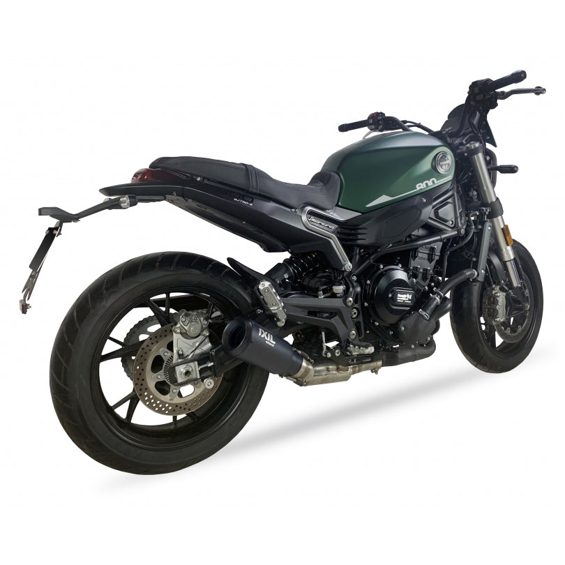 ESCAPE IXIL SLIP ON - RACE XTREM BLACK - BENELLI LEONCINO 800 (P37)
