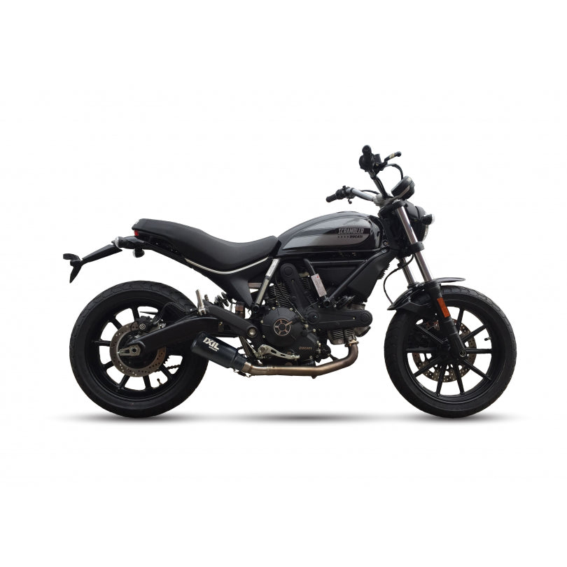 ESCAPE IXIL SLIP ON - RACE XTREM BLACK - DUCATI SCRAMBLER 400 (KA)