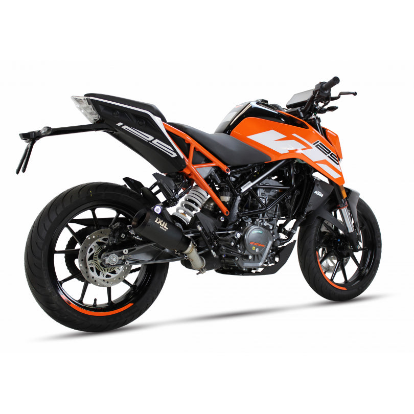 ESCAPE IXIL SLIP ON - RACE XTREM BLACK - KTM DUKE - RC 125 17-20 (KTM IS DUKE - KTM IS RC)