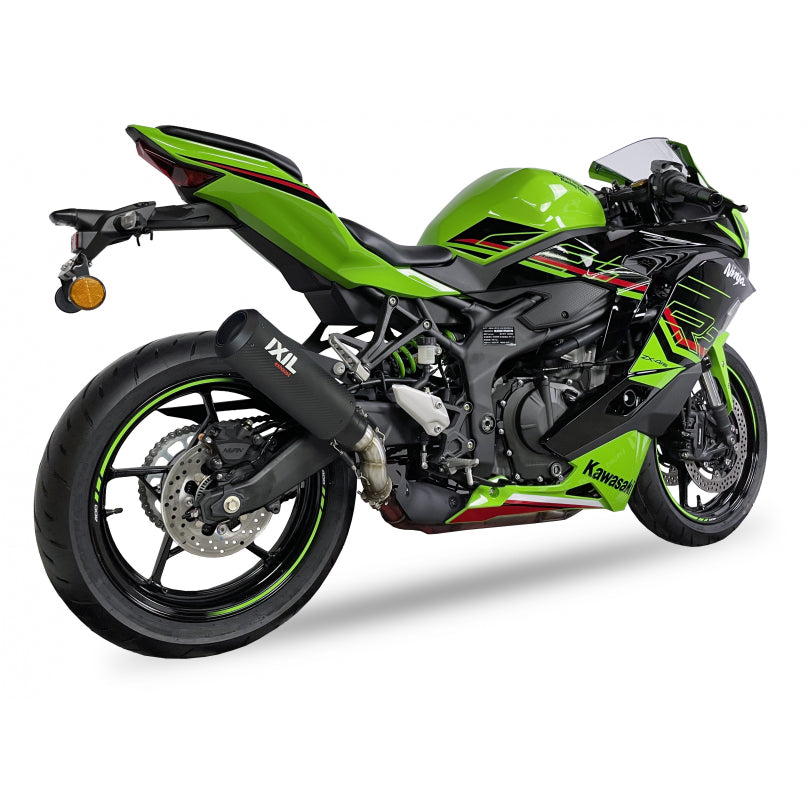 ESCAPE IXIL SLIP ON - ROUND CARBON XTREM - KAWASAKI NINJA ZX-25 R / RR (ZX250E)