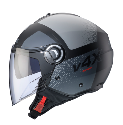 CASCO CABERG RIVIERA V4X ALPHA MATT BLACK/ANTHRACITE/GREY