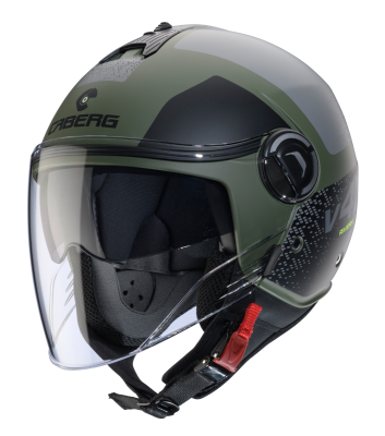 CASCO CABERG RIVIERA V4X ALPHA MATT MILITARY GREEN/BLACK/GREY