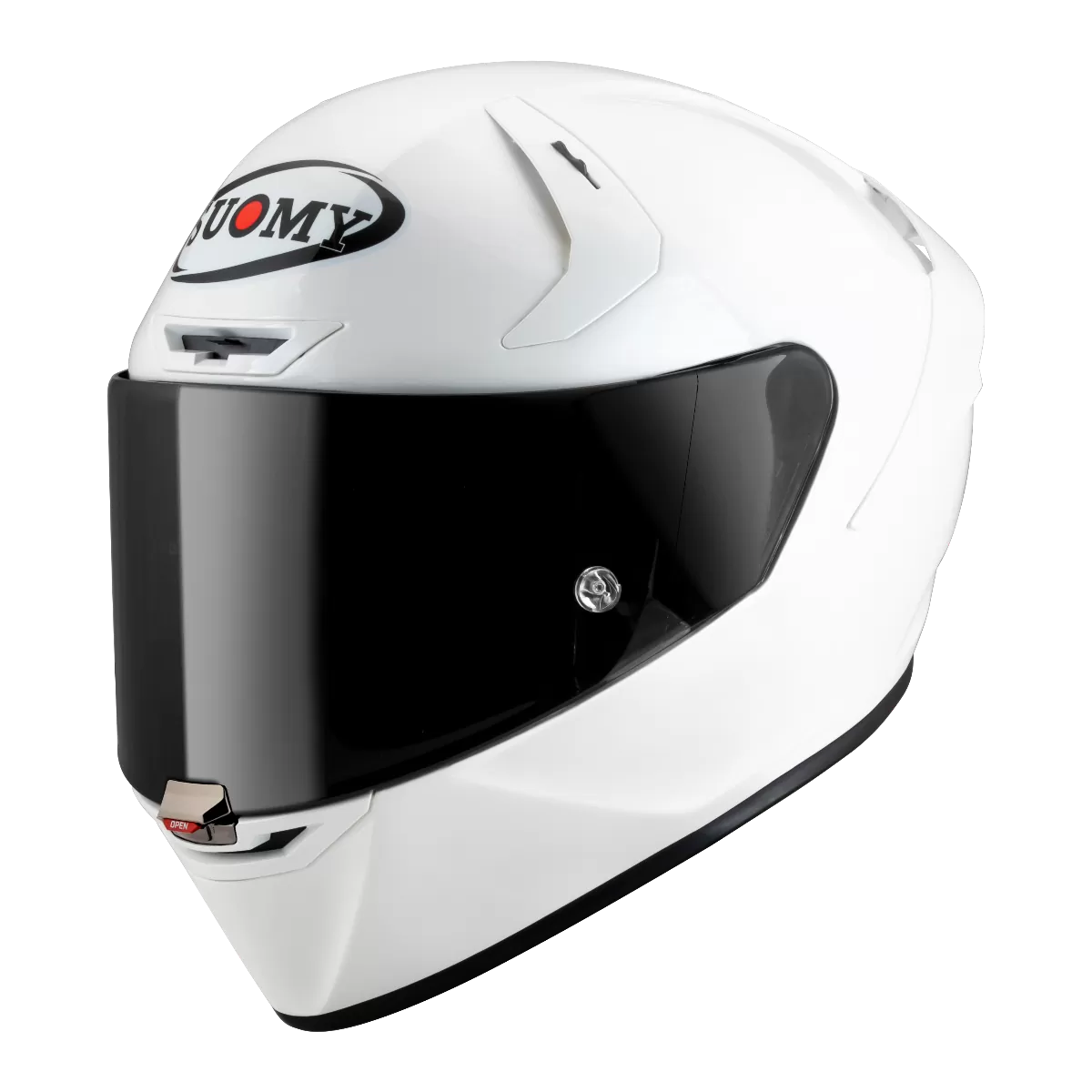 CASCO SUOMY SR-GP EVO PLAIN PEARL WHITE