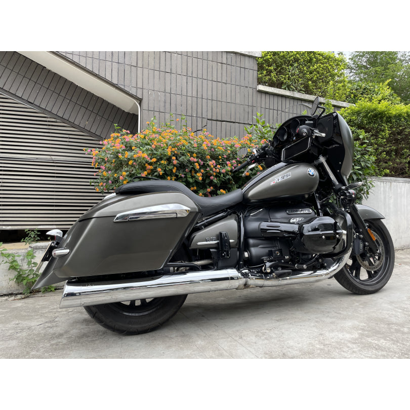 ESCAPE IXIL SLIP ON (RIGHT MUFFLER) - IRONHEAD ROUND CHROME - BMW R 18 B / TRANSCONTINENTAL / ROCTANE (RH18 RH18R)