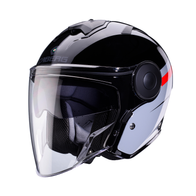 CASCO CABERG SOHO ZEPHYR BLACK/GREY/RED