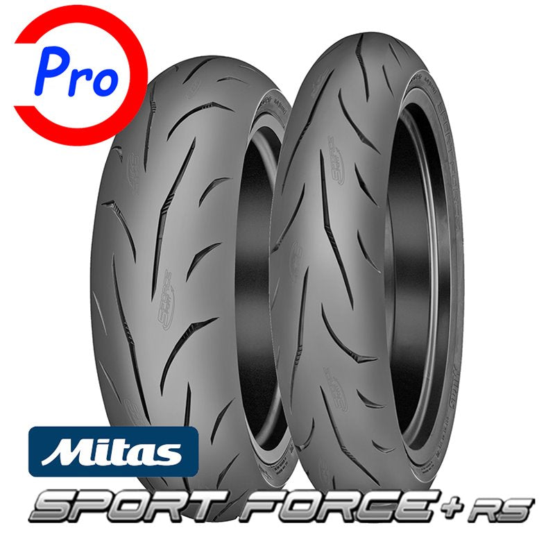 NEUMÁTICO MITAS 120/70R17 SPORT FORCE + RS 58 W TL FRONT