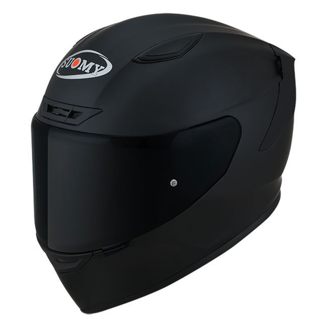 CASCO SUOMY TRACK-1 PLAIN MATT BLACK E06