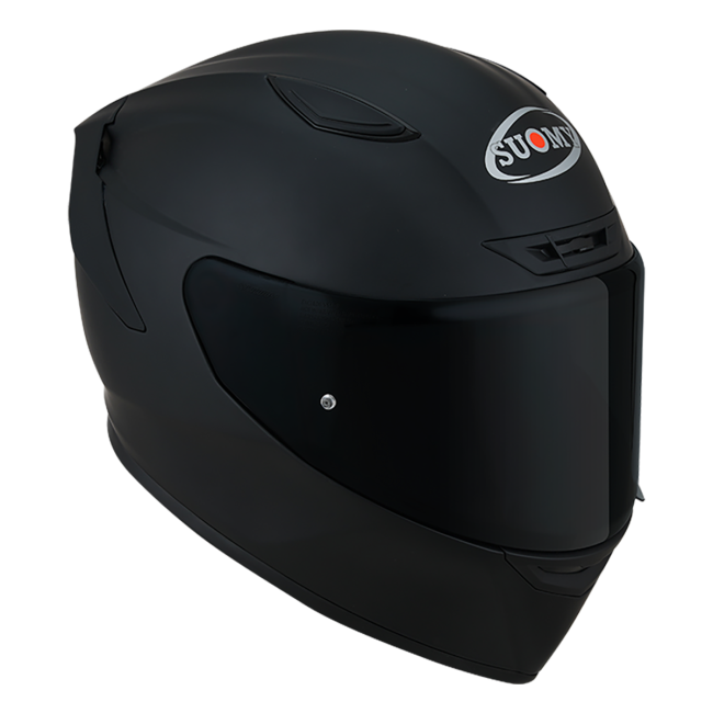 CASCO SUOMY TRACK-1 PLAIN MATT BLACK E06