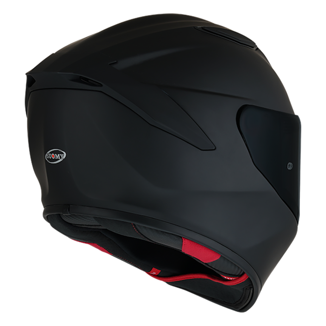 CASCO SUOMY TRACK-1 PLAIN MATT BLACK E06