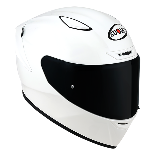 CASCO SUOMY TRACK-1 PLAIN WHITE E06