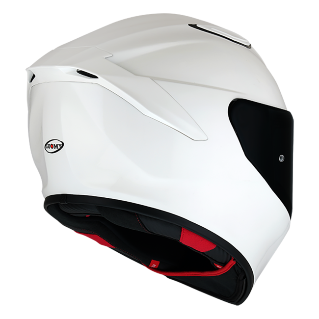 CASCO SUOMY TRACK-1 PLAIN WHITE E06