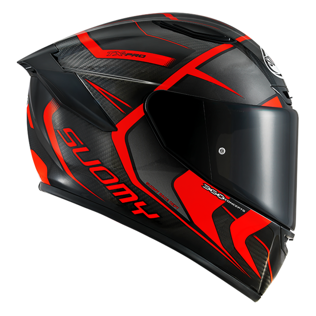 CASCO SUOMY TX-PRO ADVANCE RED FLUO