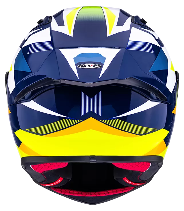 CASCO KYT R1R DIAMOND BLUE/YELLOW