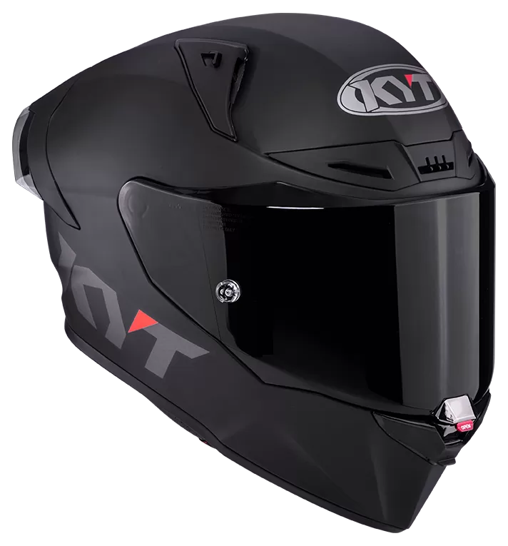 CASCO KYT R1R PLAIN MATT BLACK