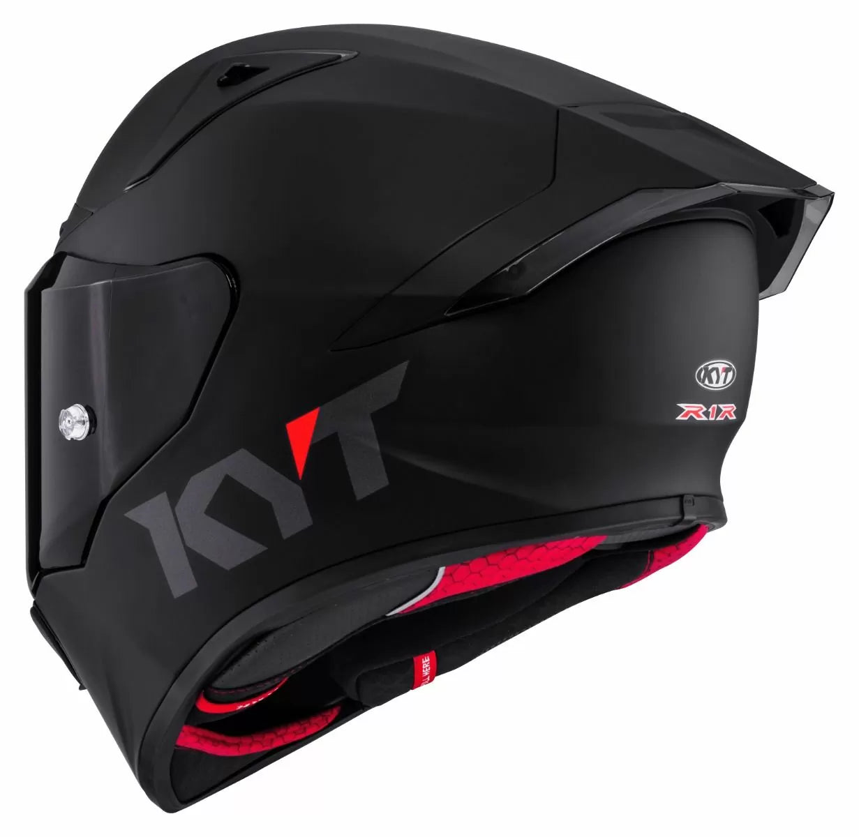 CASCO KYT R1R PLAIN MATT BLACK