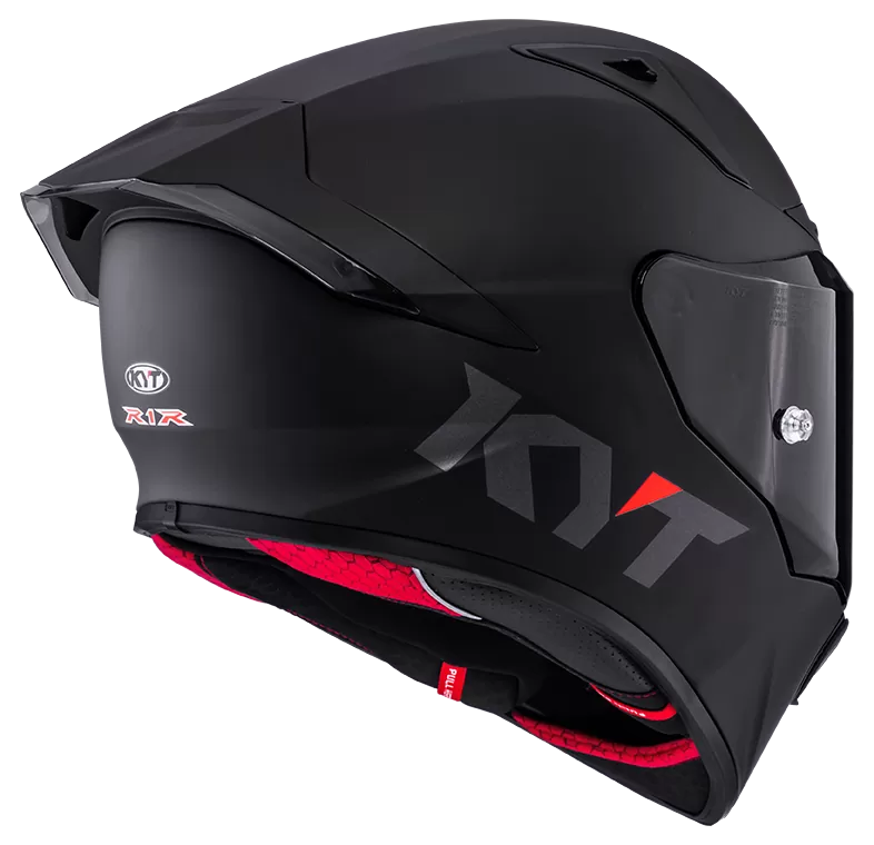 CASCO KYT R1R PLAIN MATT BLACK