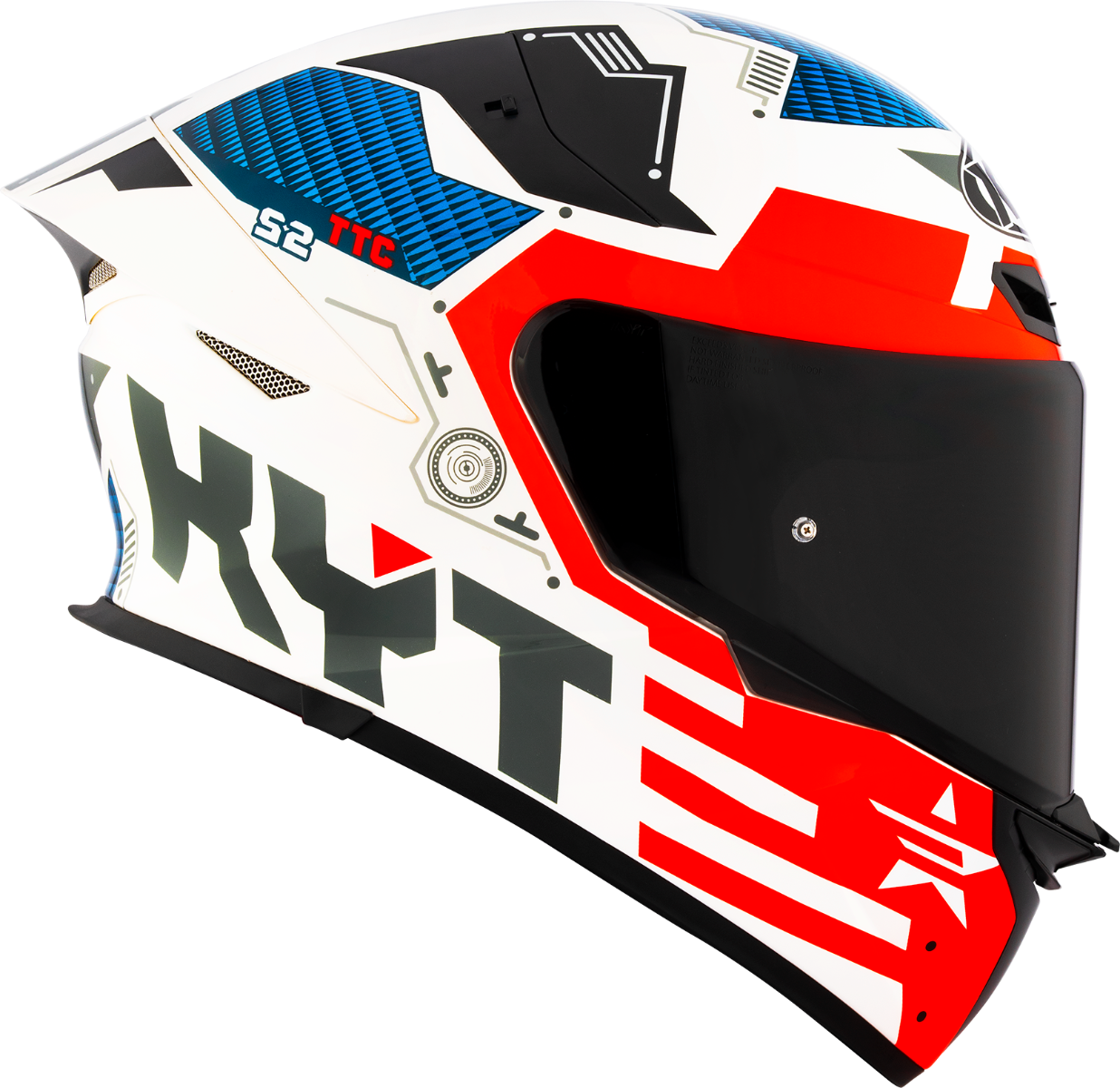 CASCO KYT TT-REVO FUSELAGE RED