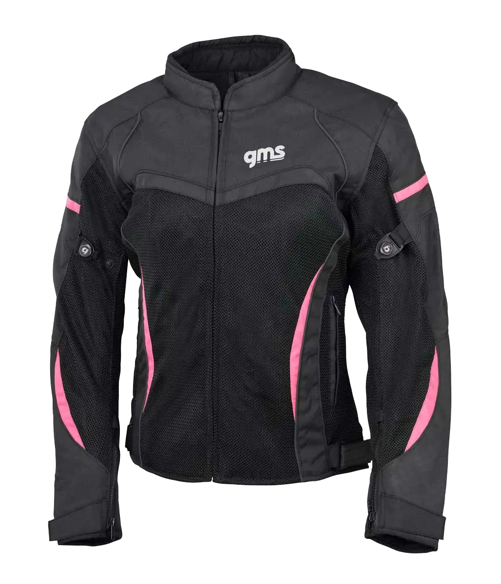 CHAQUETA GMS TARA MESH JACKET BLACK/PINK