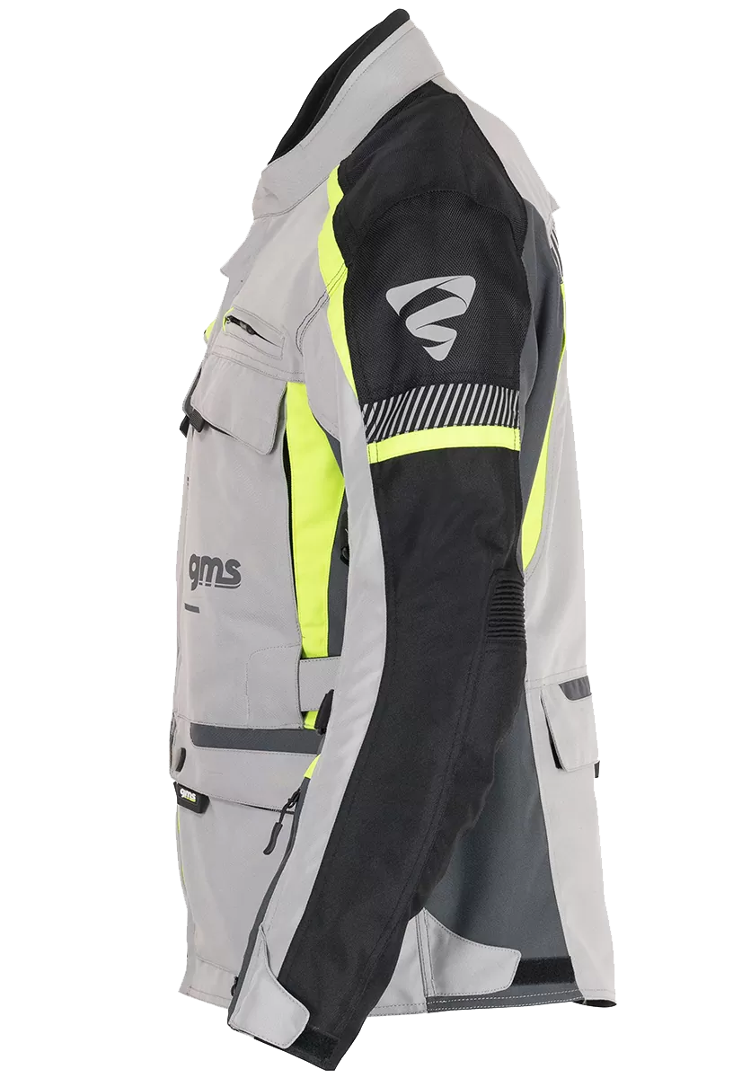 CHAQUETA GMS EVEREST JACKET GREY/BLACK/YELLOW