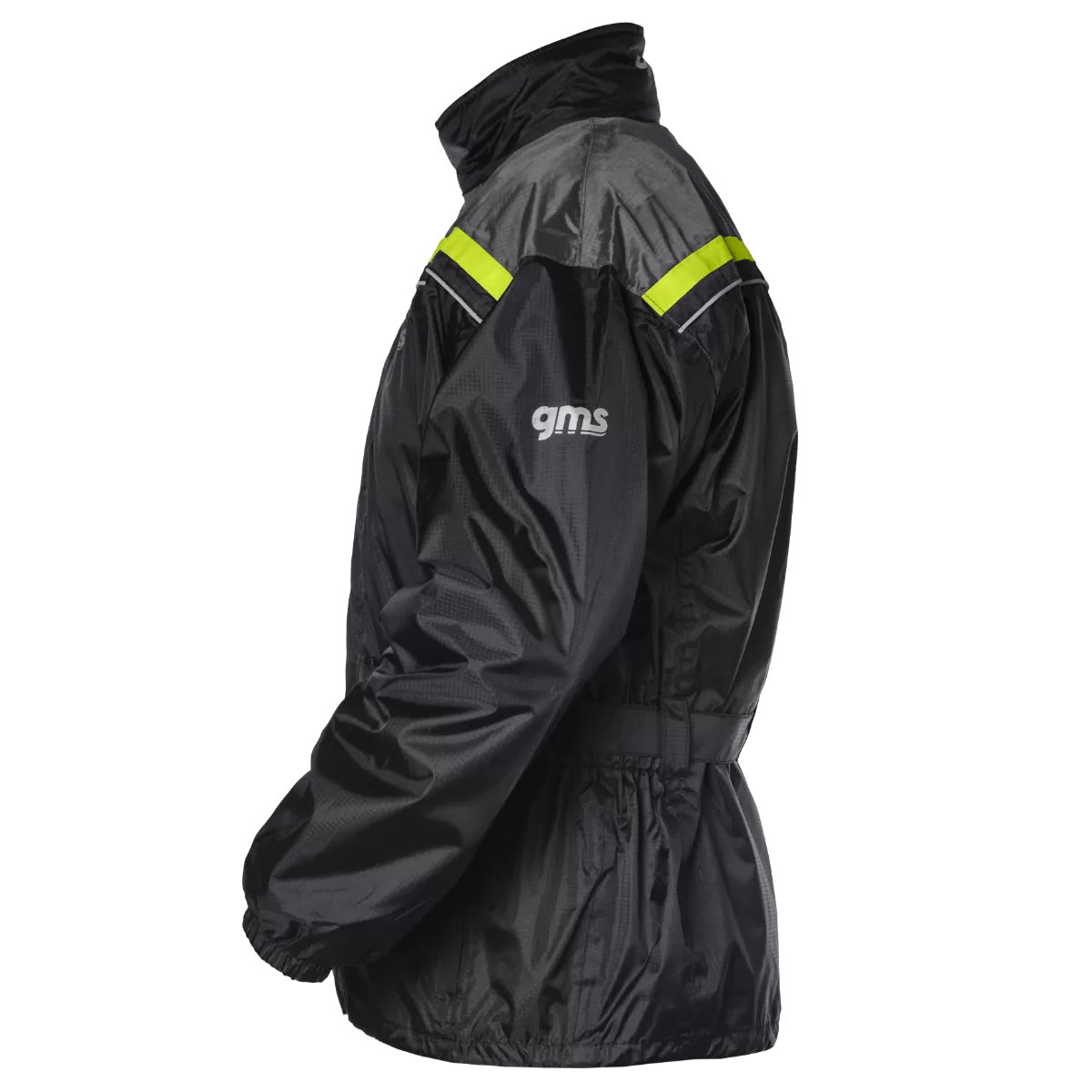 CHAQUETA GMS DOUGLAS RAIN JACKET BLACK/FLUO YELLOW