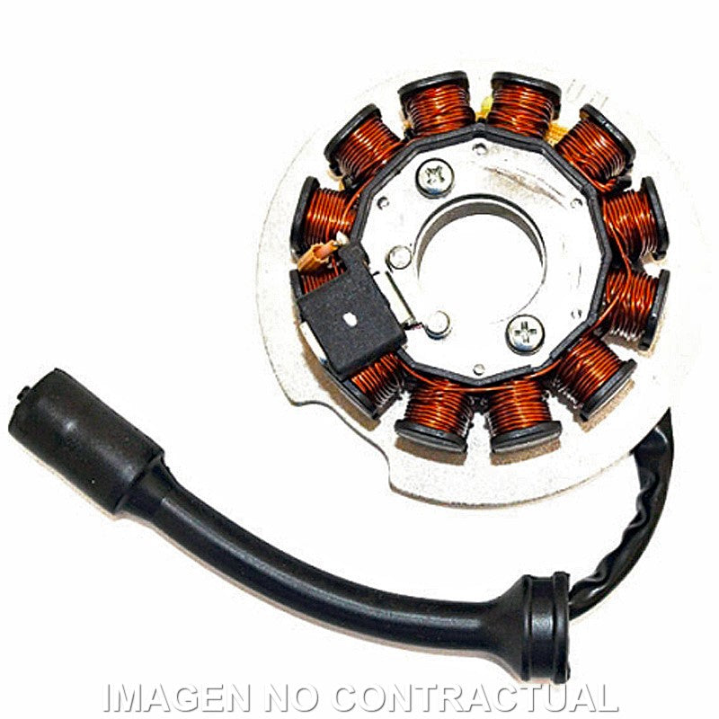 STATOR KOKUSAN MONOFASE 12 POLOS CON PICK-UP INTERNO  PIAGGIO APE