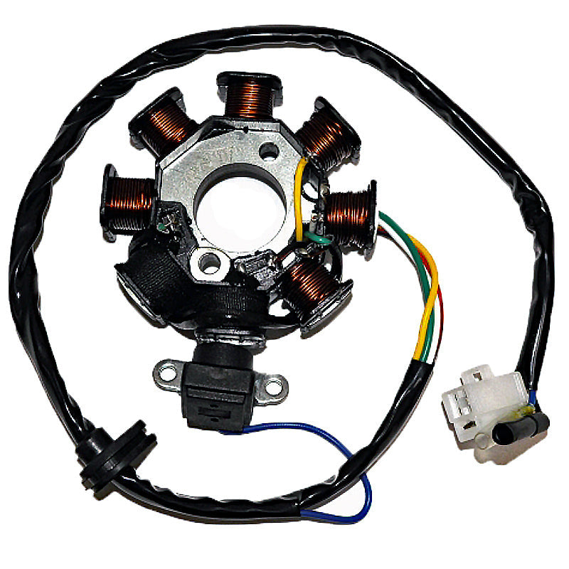 STATOR SGR 8 POLOS (MOTORES CHINOS GY6)