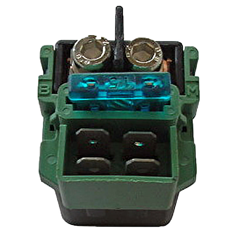 RELÉ DE ARRANQUE 12V - CON FUSIBLE 15A - 4 FASTONS