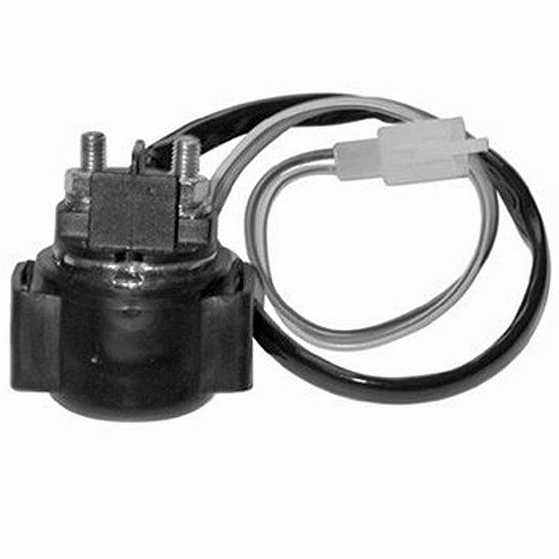 RELÉ DE ARRANQUE KYMCO 125/150/200/250/300 12V/100A - 2 FASTONS - 2 CABLES CON CONECTOR