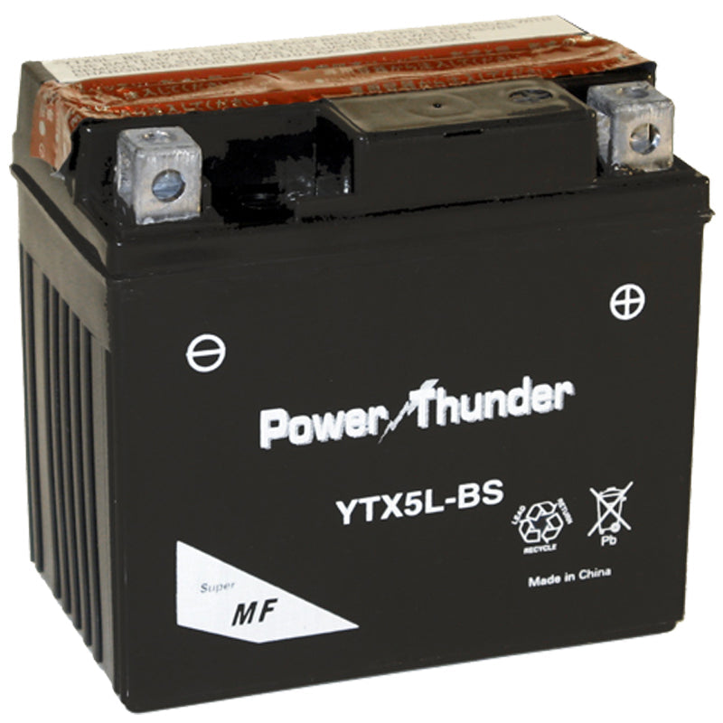 BATERÍA POWER THUNDER CTX5L-BS SIN MANTENIMIENTO