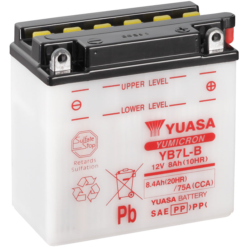 BATERÍA YUASA YB7L-B COMBIPACK CONVENCIONAL