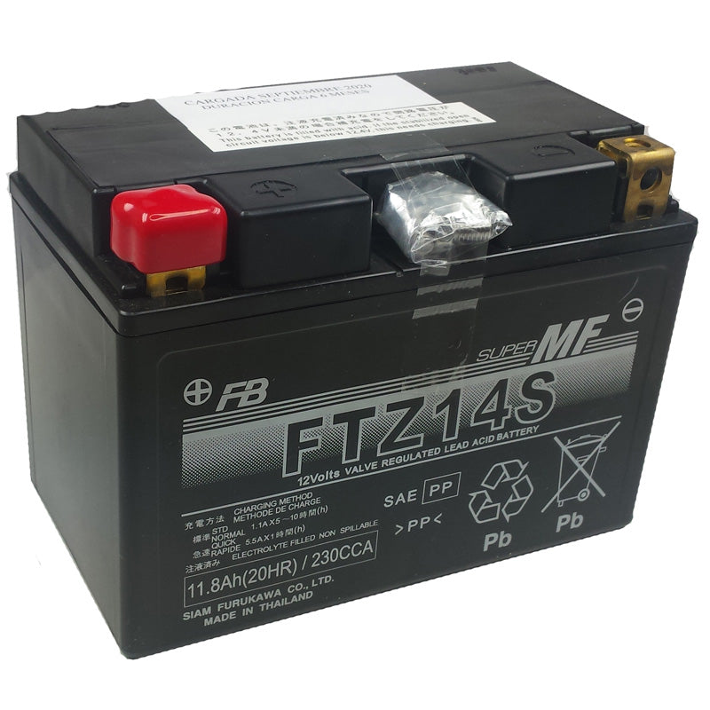 BATERÍA FURUKAWA FTZ14-S PRECARGADA