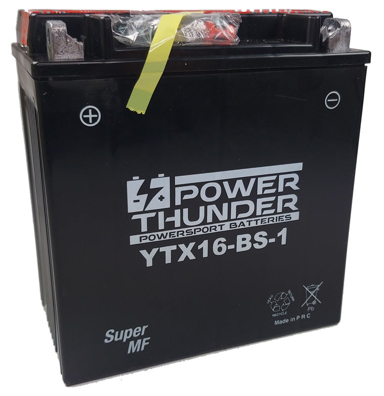 BATERÍA POWER THUNDER CTX16-BS-1 SIN MANTENIMIENTO