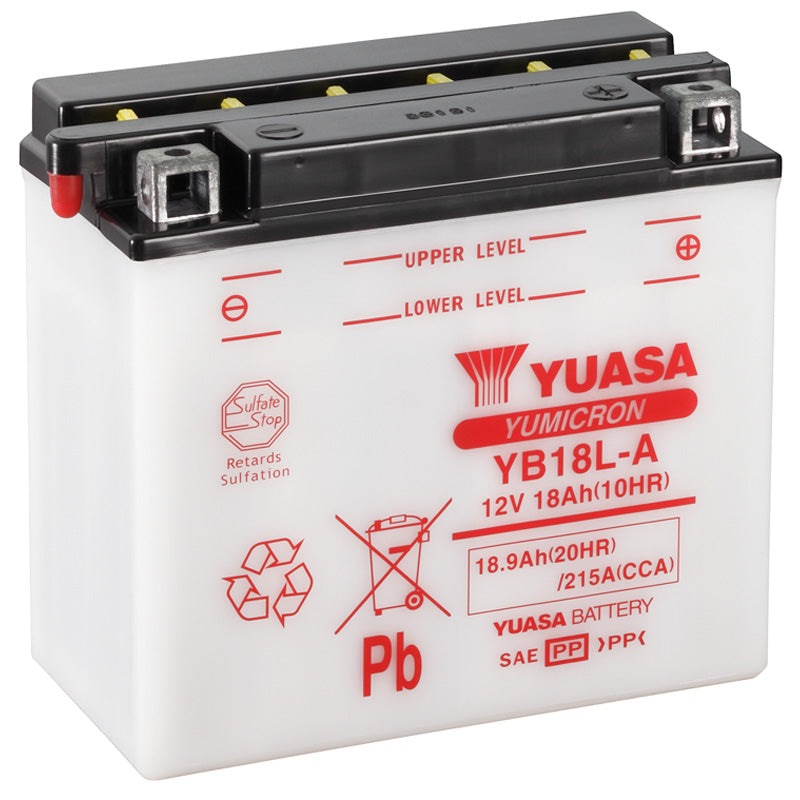 BATERÍA YUASA YB18L-A COMBIPACK CONVENCIONAL