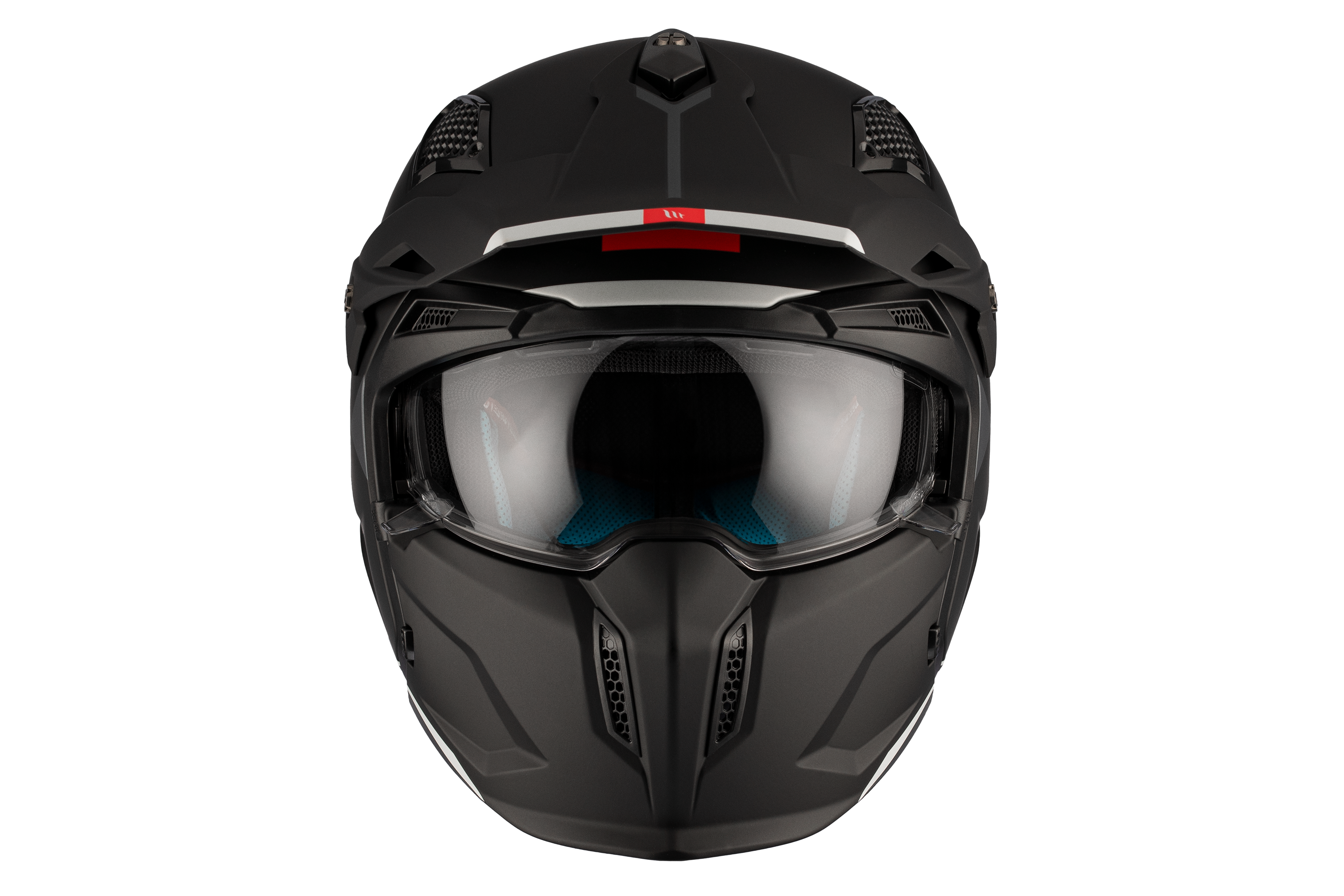CASCO MT STREETFIGHTER S SV SOLID A1 NEGRO MATE