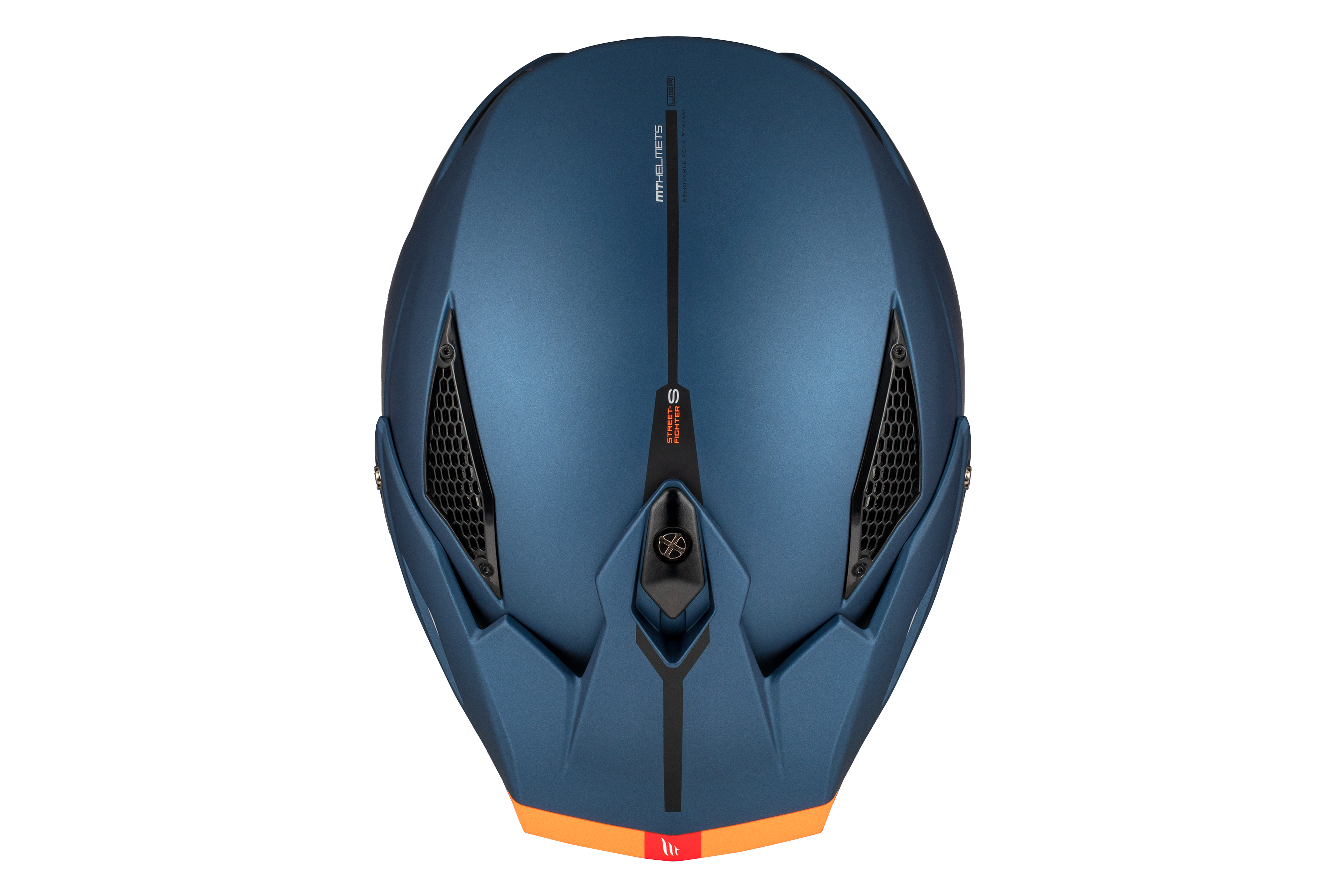 CASCO MT STREETFIGHTER S SV SOLID A7 AZUL MATE