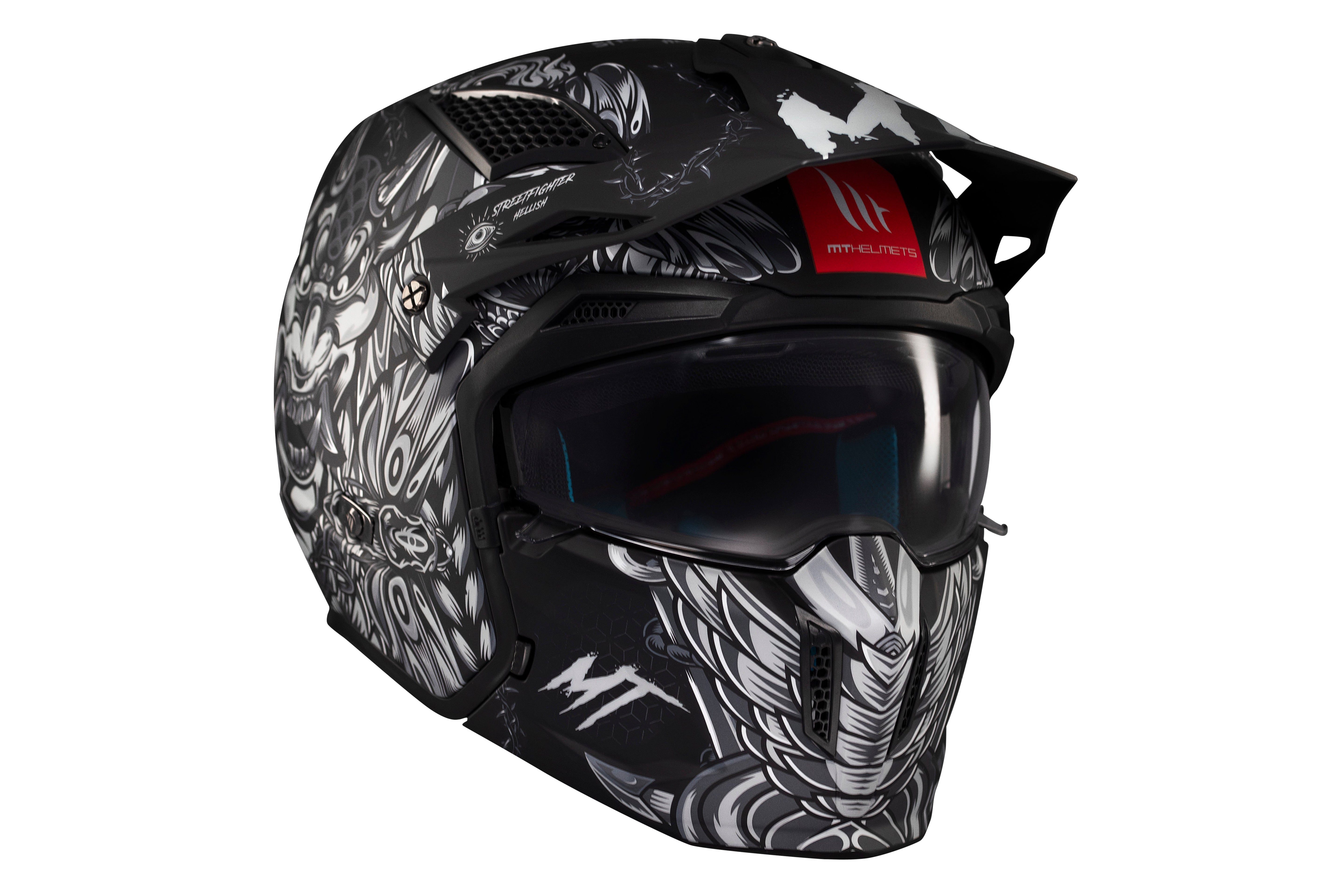 CASCO MT STREETFIGHTER S SV HELLISH B2 MATE