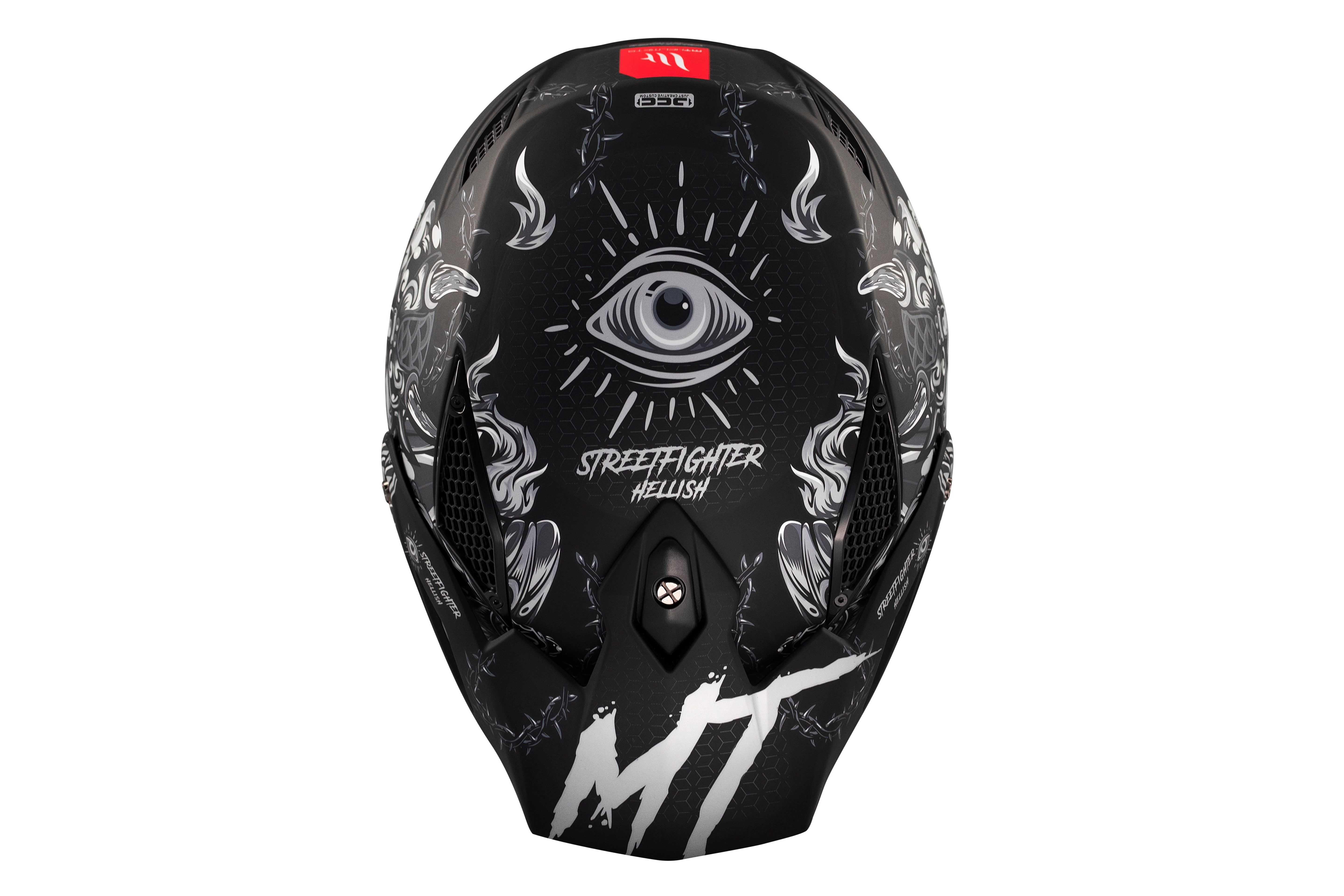 CASCO MT STREETFIGHTER S SV HELLISH B2 MATE