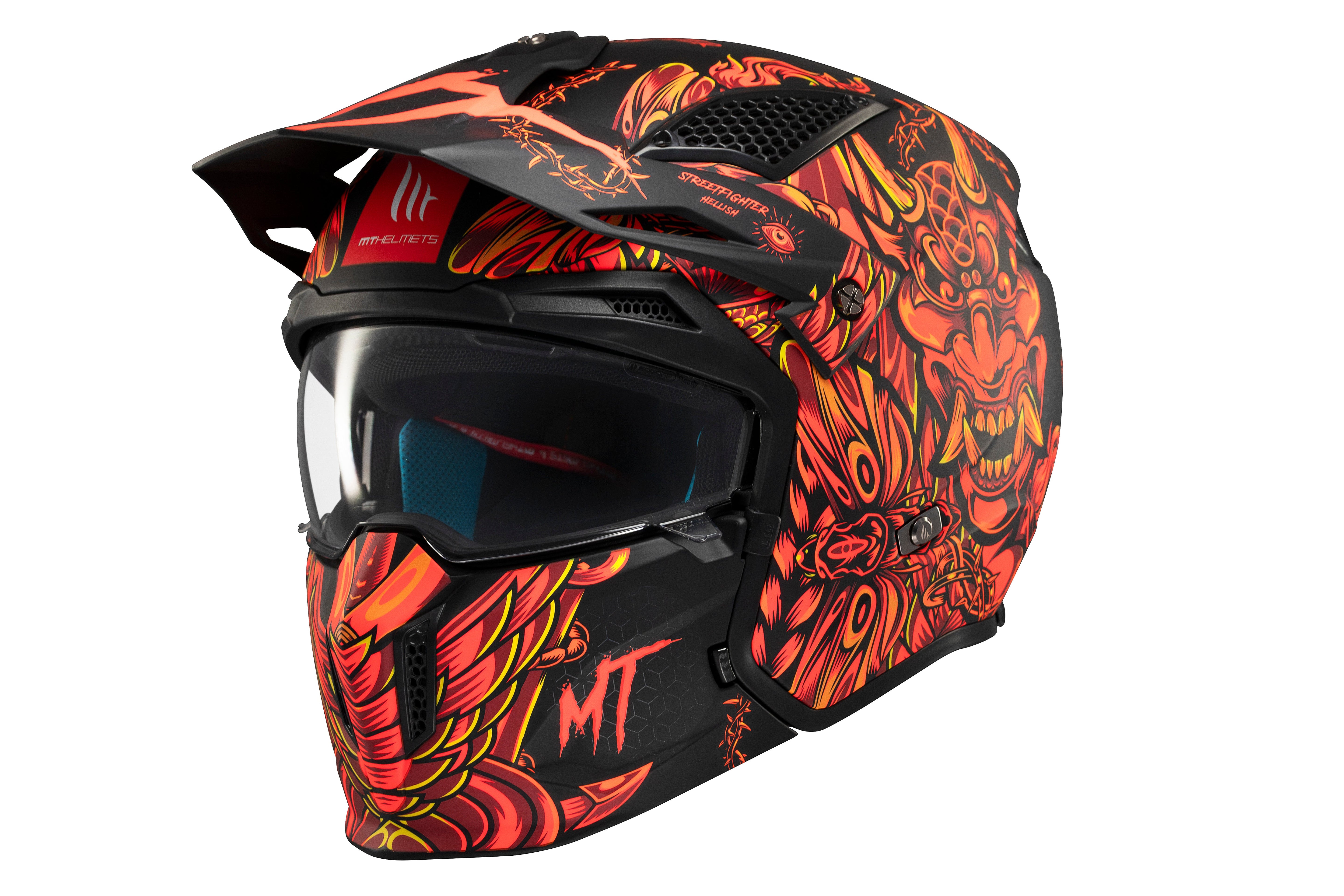 CASCO MT STREETFIGHTER S SV HELLISH 5 MATE