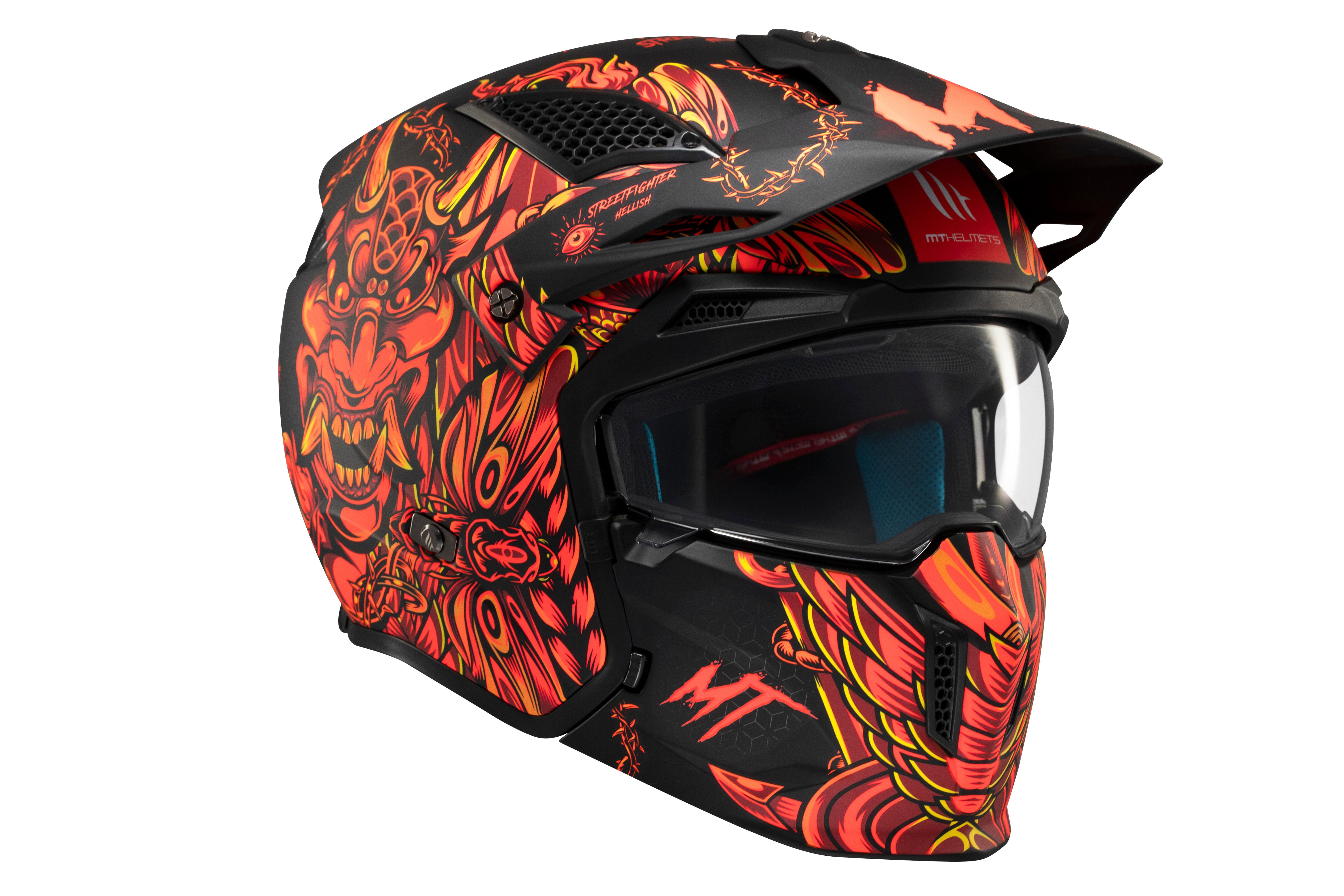 CASCO MT STREETFIGHTER S SV HELLISH 5 MATE
