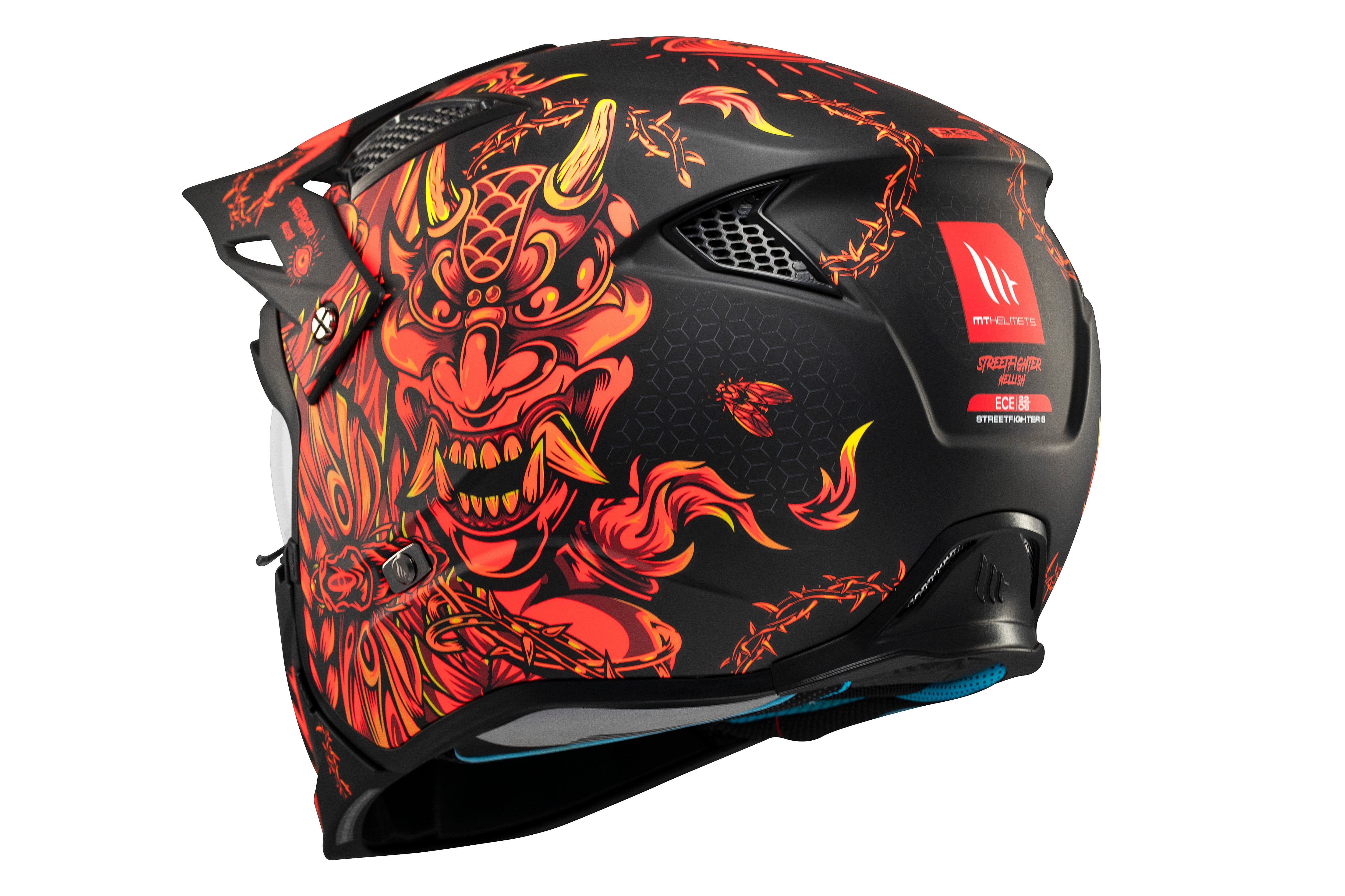 CASCO MT STREETFIGHTER S SV HELLISH 5 MATE