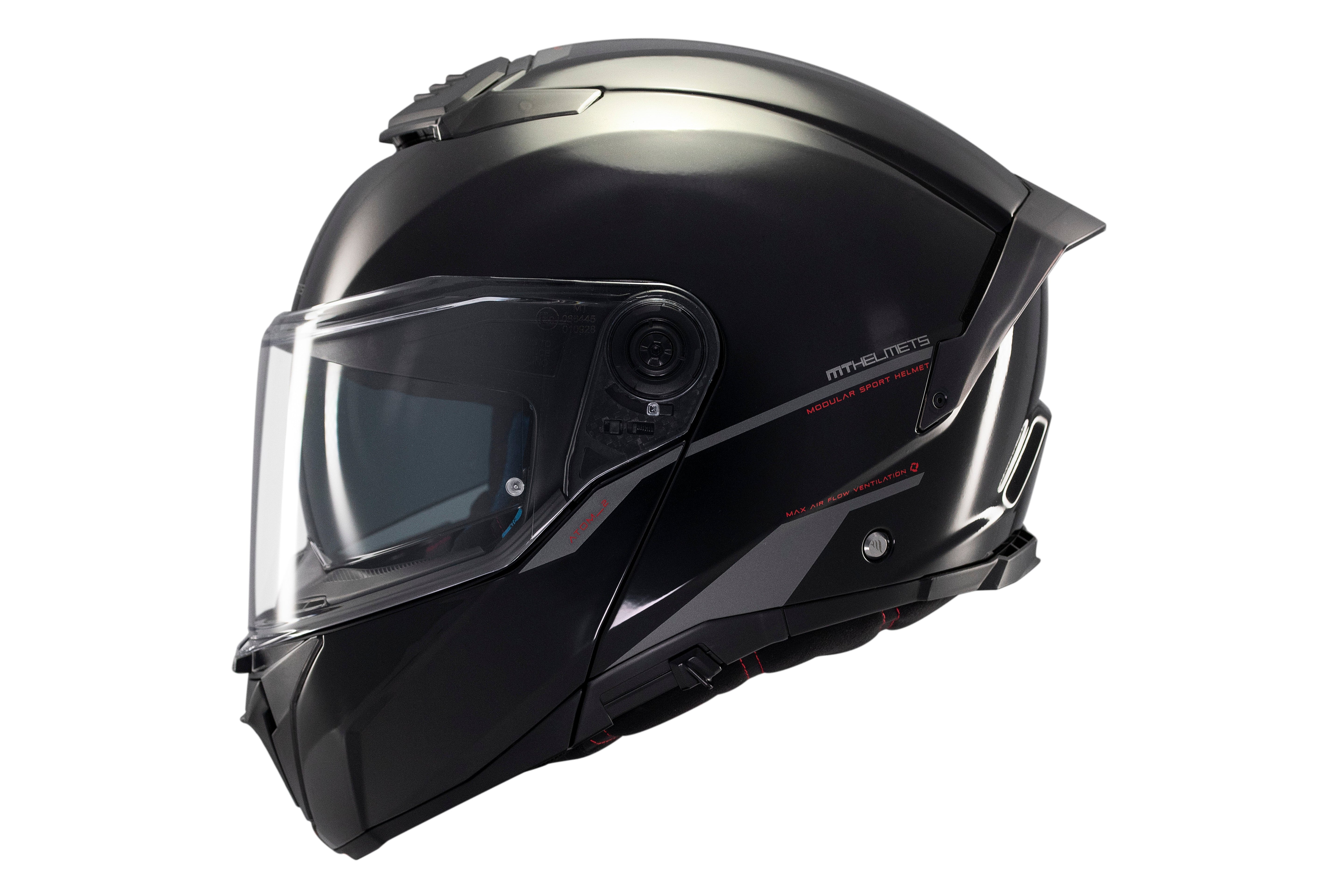 CASCO MT ATOM 2 SV SOLID A1 NEGRO BRILLO