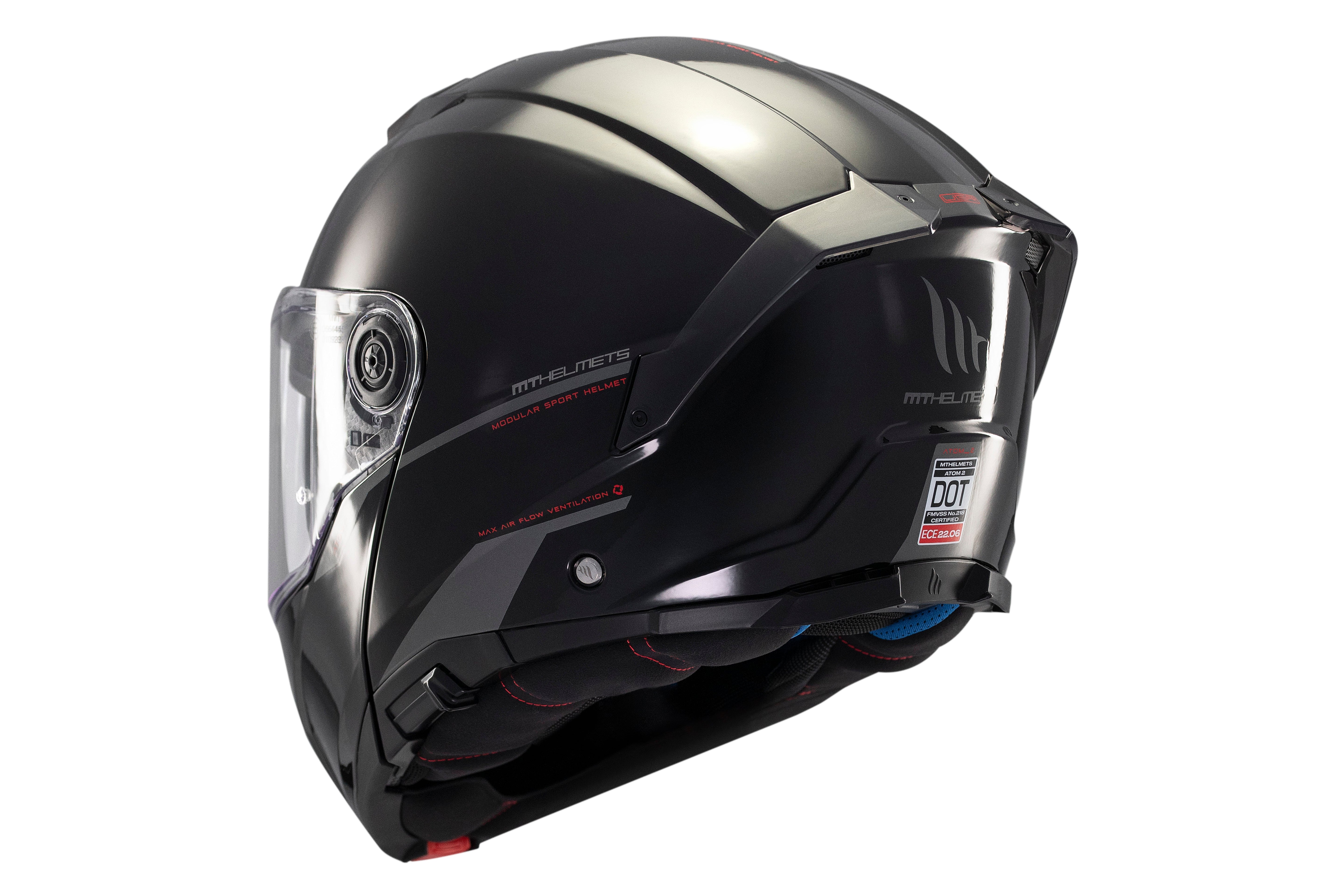 CASCO MT ATOM 2 SV SOLID A1 NEGRO BRILLO