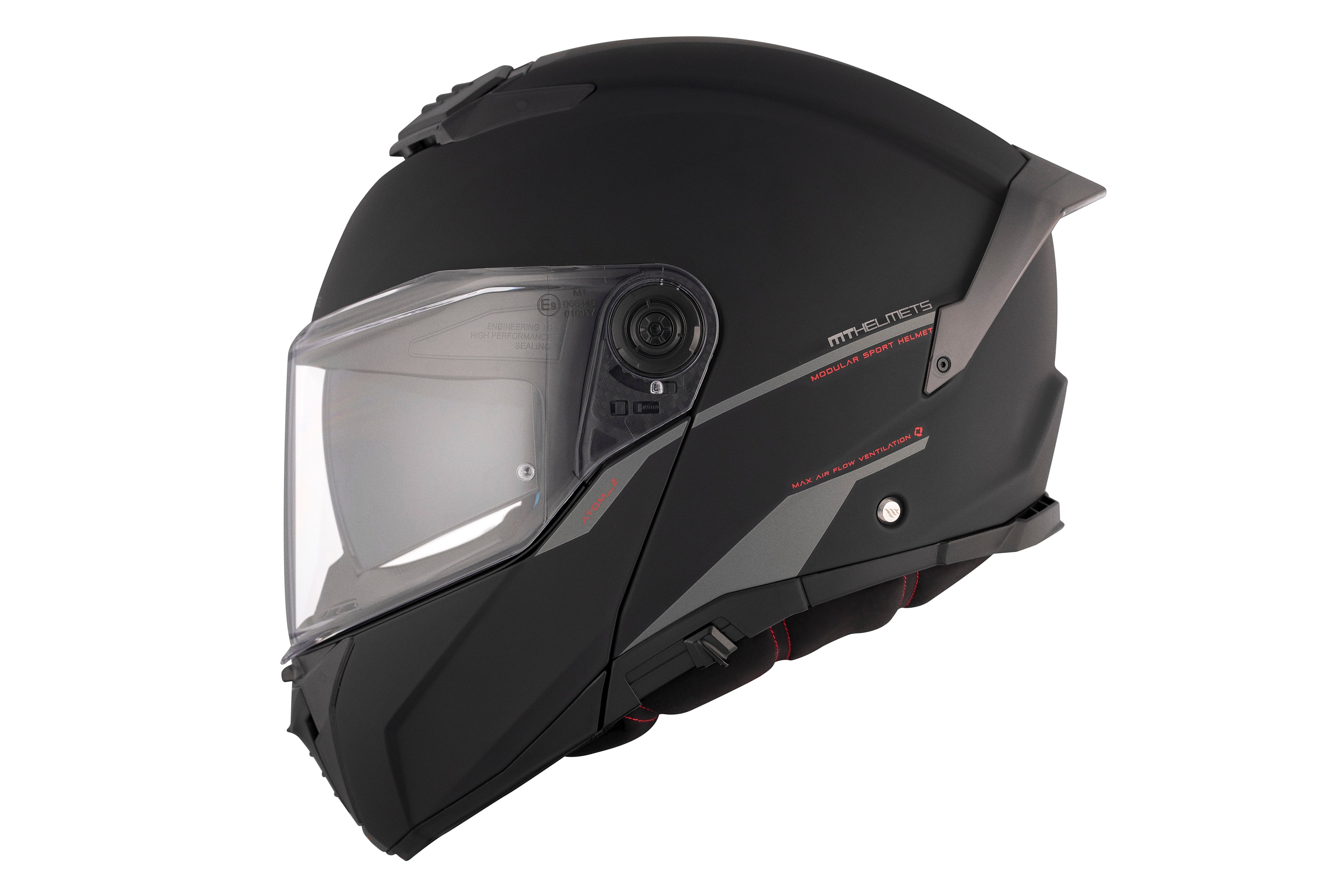 CASCO MT ATOM 2 SV SOLID A1 NEGRO MATE
